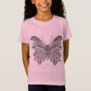 Recherche de griffonnage de papillon tshirts Zendala