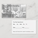 Recherche de psychotherapie visitenkarten Psychothérapeute