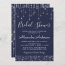 Recherche de silver bridal shower invitations Élégant