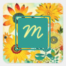 Recherche de fleurs turquoise autocollants Botanique