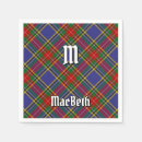 Recherche de clan serviettes Tartan