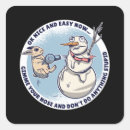 Recherche de carotte drôle autocollants Hiver