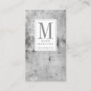 Recherche de marbre gris cartes visite Monogramme