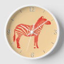 Recherche de zèbre horloges Rayures