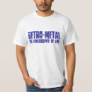 Recherche de retro metal tshirts Métal