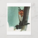 Suche nach fuchs illustration postkarten Vintag
