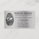 Recherche de detectives cartes visite Enquête