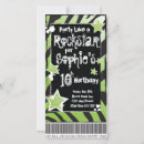 Recherche de rockstar invitations D'anniversaire