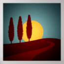 Recherche de toscane posters Coucher de soleil