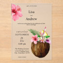 Recherche de hawaïen mariage invitations À un sur plage