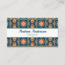 Recherche de arabesques cartes visite Géométrique