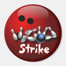 Recherche de de bowling magnets Rouge