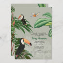 Recherche de toucans invitations Aquarelle