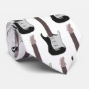 Recherche de guitare noire cravates Instrument musical