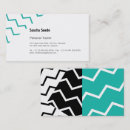 Recherche de zig zag cartes visite Noir