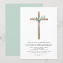 Recherche de eucalyptus baptême invitations Moderne