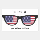 Recherche de drapeau des états unis autocollants Cool