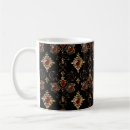 Recherche de couleur riche tasses Élégant
