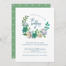 Recherche de succulent mariage invitations Vert