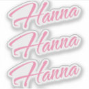 Recherche de hana autocollants Hanna