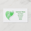 Recherche de environnement vert cartes visite Affaires