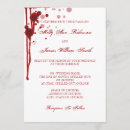 Recherche de vampire mariage invitations Rouge