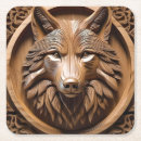 Recherche de sculpture dessous de verres Bois