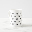 Recherche de chat noir et blanc tasses Mignon