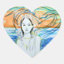 Recherche de oiseaux colorés autocollants Illustration