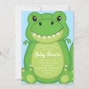 Recherche de dinosaure baby shower invitations Tyrannosaurus