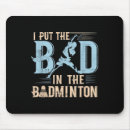 Recherche de badminton drôle tapis souris Volant