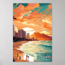 Suche nach hawaii reise poster Aquarell