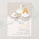 Recherche de stork baby shower invitations Bébé