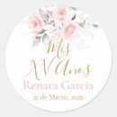 Recherche de cumpleaños autocollants Quinceañera