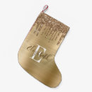 Recherche de metal chaussette de noël Monogramme