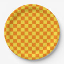 Recherche de damier assiettes en papier À damiers