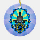Recherche de fleur de lotus bleu ornements Yoga