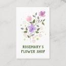 Recherche de vendeuses cartes visite Fleurs