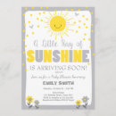 Recherche de neutral baby shower invitations Soleil
