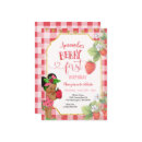 Recherche de strawberry 1ans anniversaire invitations Sucré