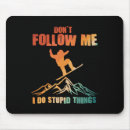 Suche nach flucht mousepads Snowboardfahrt