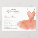 Recherche de quinceanera corail invitations Fête d'anniversaire
