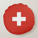 Recherche de suisse de drapeau coussins Rouge