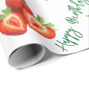 Recherche de fraises papier cadeau Tendance