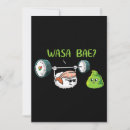 Recherche de sushi kawaii invitations Wasabi