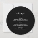 Suche nach menü karte einladungen Elegant