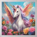 Recherche de licorne avec des ailes posters Pour tous