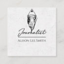 Recherche de journalistique cartes visite Reporter