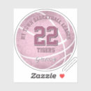 Suche nach rosa basketball aufkleber Geburtstag