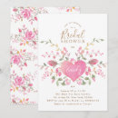 Recherche de coeur de fleur invitations Bride